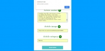 PHP & JQuery submit article form Screenshot 6