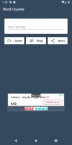 WordCounter - Android Source Code Screenshot 1