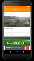 Blogger App - Android Source Code Screenshot 1