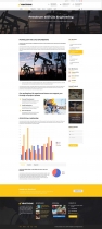 ArmStrong - Factory Industrial WordPress Theme Screenshot 3