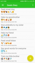 Deeds Diary - Android Studio Project Screenshot 1