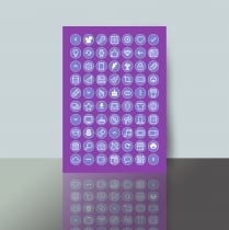 210 Instagram Story Highlights Purple Icons Pack Screenshot 3