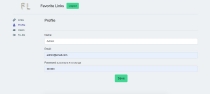 Favorite Links - PHP Script Screenshot 1