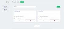 Favorite Links - PHP Script Screenshot 2