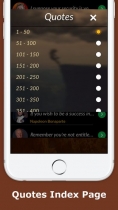 Quotes  - iOS App Source Code Screenshot 3