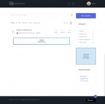 SupportForum PHP Script Screenshot 1