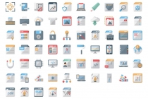 115 Web Design and Development Color Icons Screenshot 2