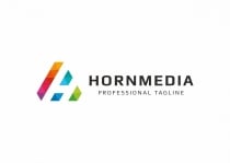 Hornmedia H Letter Logo Screenshot 3