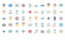 100 Virtual Reality Vector Icons Screenshot 2