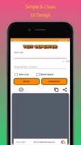 Text Repeater - Android App Source Code Screenshot 2