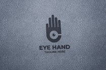 Hand Eye Logo Design Screenshot 2