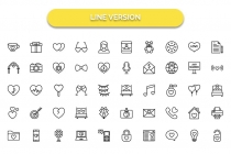 150 LoveAnd Romance Line Vector Icons Screenshot 5