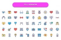 150 LoveAnd Romance Line Vector Icons Screenshot 10