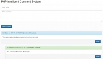 PHP Intelligent Comment System Screenshot 1