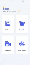 Snaps - Video And Photo Editing iOS Screenshot 3