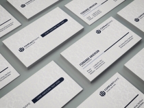 White Corporate Business Card Screenshot 3