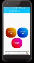 Quiz App Offline - Android Studio App Template Screenshot 1