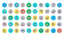 500 Outing and Journey Vector Icons Pack Screenshot 5