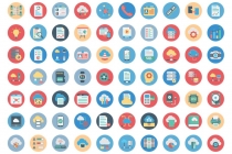 300 Cloud Data Color Vector Icons Screenshot 5