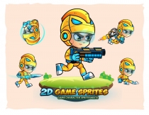 SpaceBoy 2D Game Sprites Screenshot 1