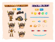 Viking 2D Game Character Sprites Screenshot 3