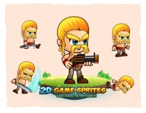 Barbarian 2D Game Character Sprites Screenshot 1