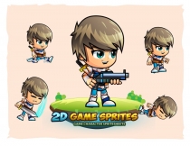 SwordsMan 2D Game Character Sprites Screenshot 1