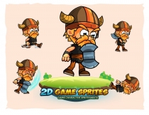 Viking 2D Game Character Sprites Screenshot 1