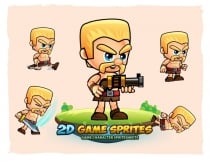 Barbarian 2D Game Character Sprites Screenshot 1