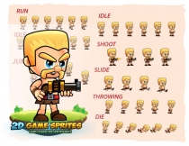 Barbarian 2D Game Character Sprites Screenshot 2