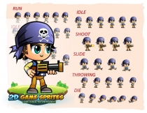 JackPirate Game Sprites Screenshot 2