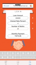 Loan VAT and Bill Calculator with AdMob For iOS Screenshot 3