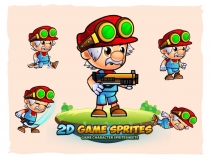 Rex 2D Game Character Sprites Screenshot 1