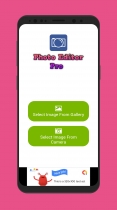 Photo Editor Pro - Android App Source Code Screenshot 1