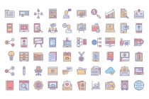 880 Modern Business Vector Icon pack Screenshot 14