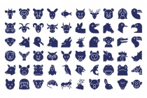 1200 Animal and Bird Isolated Vector Icons Pack Screenshot 2