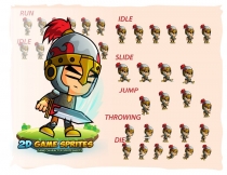 KnightRock 2D Game Character Sprites Screenshot 2