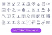 Malware And Antivirus Vector Icons Pack Screenshot 2