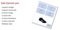 Sale Banner Pro WordPress Plugin Screenshot 1