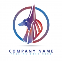 Head of Anubis 3 Vector Logo Screenshot 1