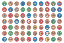 700 Summer And Holidays Vector Icons Pack Screenshot 6