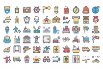 700 Summer And Holidays Vector Icons Pack Screenshot 8