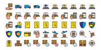 50 Ecommerce Color Icons Screenshot 2