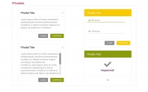Web and Mobile aplications UI kit template  Screenshot 5