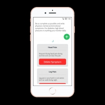 Pure React Native Symptoms Recording App Screenshot 3