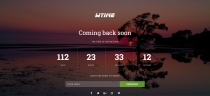 WTime - Responsive Coming Soon Template Screenshot 1