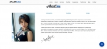 Anastasia - Personal Portfolio Responsive Template Screenshot 2