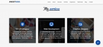 Anastasia - Personal Portfolio Responsive Template Screenshot 3