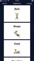 Workout Plans - iOS Source Code Screenshot 2