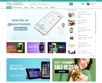 Brand Ecommerce Laravel CMS Screenshot 1